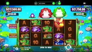 Crown Coins Casino slots tonight Tiny Toads and more [upl. by Andrus412]