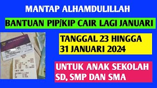 Mantap bantuan pip cair lagi tanggal 23 Januari 2024 [upl. by Hoon59]