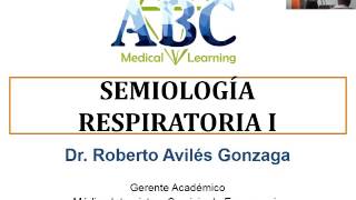 Semiología Respiratoria [upl. by Steward]