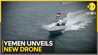 Yemen unveils homegrown USV with high destructive capability  WION [upl. by Ntsud946]