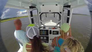 Charleston to Lake Moultrie SC Cooper River boat run in a Sea Pro Bay 248 [upl. by Elstan]