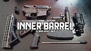 CLEANING  BERSIHIN INNER BARREL DCOBRA M416  AR15 MADE IN INDONESIA [upl. by Ainoet]