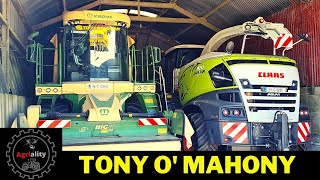 🚜🚛 YARD TOUR  Tony O Mahony Agri Plant amp Haulage  New Low Loader amp Harvester  Agriality [upl. by Nicholle547]