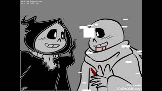 DestructiveDeath Extinction Origin Reaper x Geno ft Error and Undertale  Comic [upl. by Pharaoh]