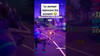 Le pompe repouse les enemie 😂 epicpartner fortnite [upl. by Eidson]