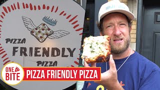 Barstool Pizza Review  Pizza Friendly Pizza Chicago IL presented by NASCAR [upl. by Judenberg]