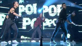 Eric Saade  Popular  Second Performance Melodifestivalen 2011 Final 720p HD [upl. by Ahsas]