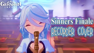 Focalors “Sinner’s Finale” OST Recorder Cover by Someone Who Cant Read Sheet Music  Genshin Impact [upl. by Ahsenyt]