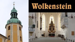 WOLKENSTEIN ERZ Stadtkirche St Bartholomäus  Glocken einzeln und Vollgeläut Turmaufnahme [upl. by Netsew194]