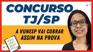 🚨 TJSP QUESTÕES COMENTADAS PORTUGUÊS VUNESP [upl. by Earehc]