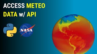 NASA Power  Access meteorological data through API in python [upl. by Thurlough656]