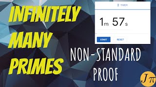 2 Minutes Infinitely Many Primes  NonStandard Proof [upl. by Acimahs]