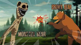 Monster Bear vs Brown Bear  Zoonomaly Animation [upl. by Haugen]