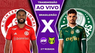 INTERNACIONAL 1x1 PALMEIRAS  BRASILEIRÃO  21ª RODADA  AO VIVO COM IMAGENS DO ESTÚDIO [upl. by Ruffi887]