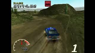 WRC Arcade PS1 Subaru Impreza WRX Bonus Track Native Resolution Gameplay [upl. by Anoyet]