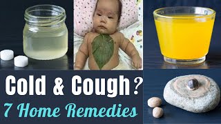 Baby Home Remedies for Cold amp Cough  7 Natural Home Remedies for 6M Babies  Fusion Cooking [upl. by Euqina]