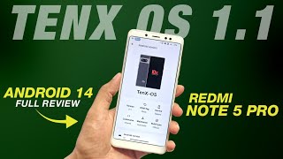 TenX OS 11 Official For Redmi Note 5 Pro  Android 14  Dolby Atmos  Full Detailed Review [upl. by Eirrak]