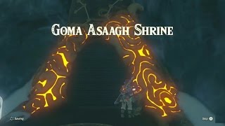 Zelda Breath of the Wild  Goma Asaagh Shrine  Hebra Tower Region [upl. by Anbul]