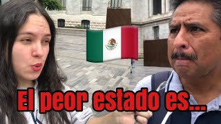 EL PEOR y MEJOR estado de MÉXICO según los MEXICANOS 🇲🇽 [upl. by Gavin]