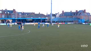 Whitby Town 11 Warrington Town  Pitching In Northern Premier League Premier Division Highlights [upl. by Aonehc]