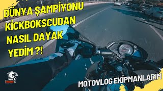 DÜNYA ŞAMPİYONUNDAN NASIL DAYAK YEDİM   MOTOVLOG EKİPMANLARIM VE ANILAR [upl. by Steere]