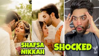 Shaheer Khan amp Hafsa Khan Nikkah Vlog  Reaction  Shafsa Nikkah Moments  Shafsa Nikkah Video [upl. by Aerised]