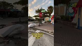 Siesta Key Village after Hurricane MILTON [upl. by Wandis886]