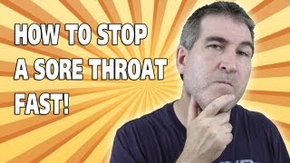 STOP SORE THROAT PAIN FAST  Easy Everyday Solutions [upl. by Ahsinej201]