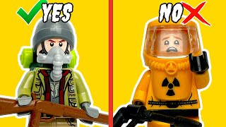 How to SURVIVE in NUCLEAR WAR LEGO version [upl. by Ennove157]