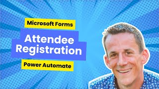 Attendee registration using Microsoft Forms  Automatically add user to Outlook Event using Flow [upl. by Joanna]