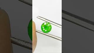 Demantoid garnet 090 CT [upl. by Enitselec]