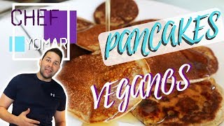 Los Mejores quotPancakesquot Veganos  Receta Vegana de Panqueques  CHEF YOMAR [upl. by Ecnarretal66]