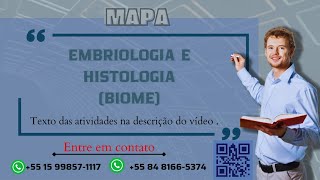 Mapa EMBRIOLOGIA E HISTOLOGIA BIOME [upl. by Assilev644]