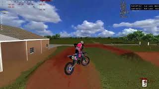 mx bikes 500 on James Stewart track [upl. by Samohtnhoj]