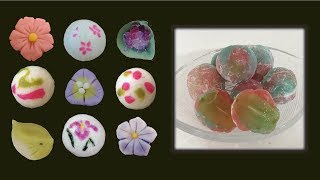 How to make quotUiro Wagashi with Grapesquot YuArt Kichijoji [upl. by Jackquelin]