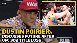 Dustin Poirier Discusses MMA Future After UFC 302 Title Loss  MMA Fighting [upl. by Werdnael]