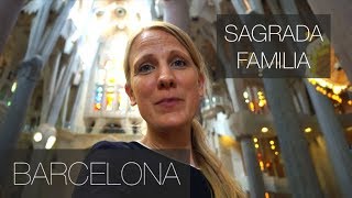 5 Facts About the Famous Sagrada Familia  Barcelona  Family Travel Vlog [upl. by Packer]