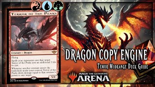 Temur Terror Deck Guide  Terror of the Peaks Copy Engine MTG Arena Ranked [upl. by Yecram]