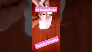 como hacer Babuchas pantuflas navideñas infantiles RENOS manualidades shortvideo tutorial diy [upl. by Angelis124]