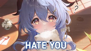 Nightcore  Hate You  Lyrics Jim Yosef amp Riell [upl. by Suidaht]