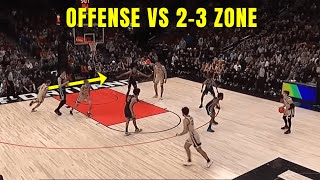 Simple Overload vs 23 Zone Defense [upl. by Kirst213]