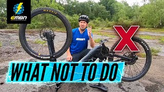 14 Things You Should Never Do On Your E Bike  EMTB Mistakes [upl. by Odicalp]