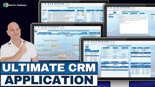 How To Build The ULTIMATE CRM Application In Excel  FREE DOWNLOAD [upl. by Fionnula53]