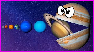 HUNGRY PLANETS COMPILATION  Mercury Venus Earth Mars Jupiter Saturn Uranus Neptune [upl. by Ahscrop]