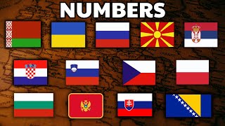 Numbers  SLAVIC Languages COMPARED [upl. by Ginnifer]