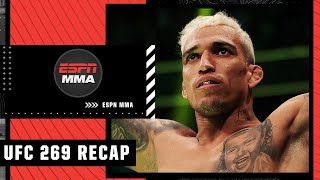 UFC269 Recap Charles Oliveira retains Julianna Pena upsets Amanda Nunes  ESPN MMA [upl. by Ailuig]