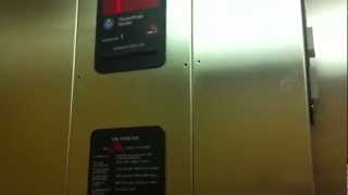 ThyssenKrupp elevator with EPIC DOOR  San Miguel Apartments San Antonio TX [upl. by Assirem43]