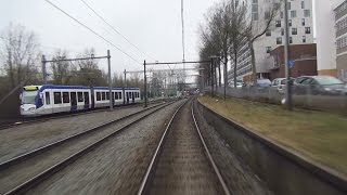 Zoetermeer Javalaan  Den Haag Beatrixkwartier  HTM RandstadRail 4  Alstom RegioCitadis 4046 [upl. by Winikka]