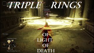 TRIPLE RINGS OF LIGHT OF DEATH Colosseum INTFAITH MAGE Rune Level 150 META Wrath of Gold [upl. by Kathi]