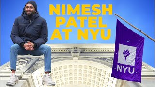 Nimesh Patel Explores NYU Campus [upl. by Suivatnom710]